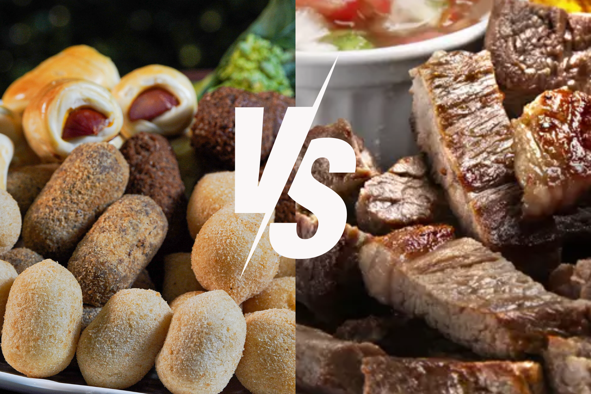 Salgadinho ou churrasco: qual servir na festa?